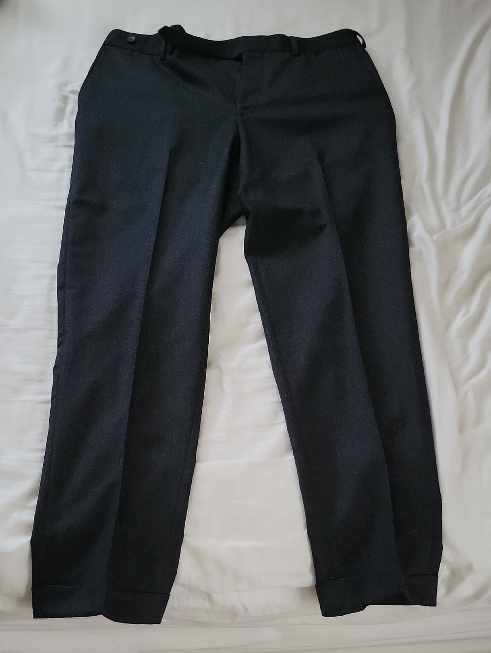 Suitsupply Dark Gray Super 120's Wool Suit Pants